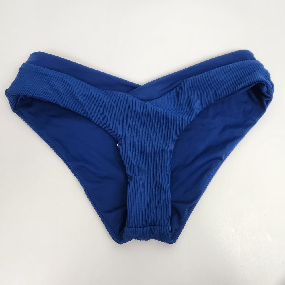 L*Space Pratt Bikini Bottom Size XS Indigo Blue NWT